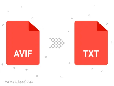 Convert AVIF to TXT BRAILLE6DOTS Convert AVIF to TXT BRAILLE6DOTS