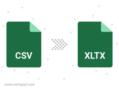 Convert CSV to XLTX Convert CSV to XLTX