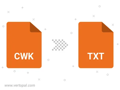 Convert CWK to TXT Convert CWK to TXT