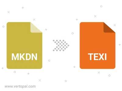 Convert MKDN to TEXI Convert MKDN to TEXI