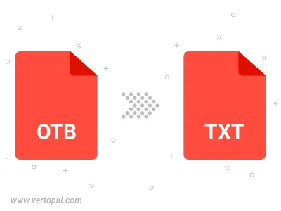 Convert OTB to TXT BRAILLE6DOTS Convert OTB to TXT BRAILLE6DOTS