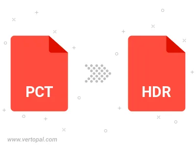 Convert PCT to HDR Convert PCT to HDR