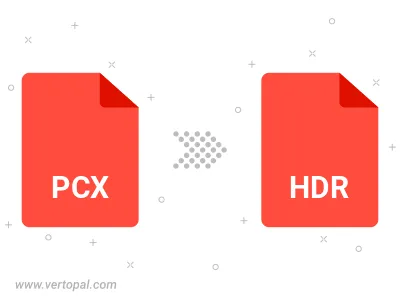 Convert PCX to HDR Convert PCX to HDR
