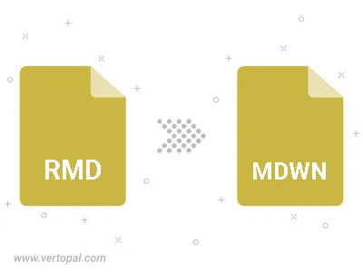 Convert RMD to MDWN Convert RMD to MDWN