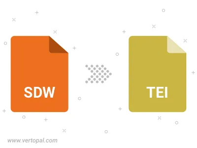 Convert SDW to TEI Convert SDW to TEI