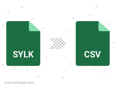 Convert SYLK to CSV Convert SYLK to CSV
