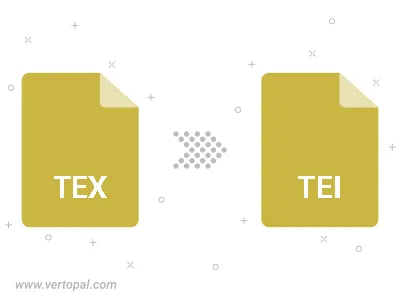 Convert TEX to TEI Convert TEX to TEI
