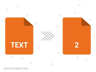 Convert TEXT MARKDOWN to 2 Convert TEXT MARKDOWN to 2