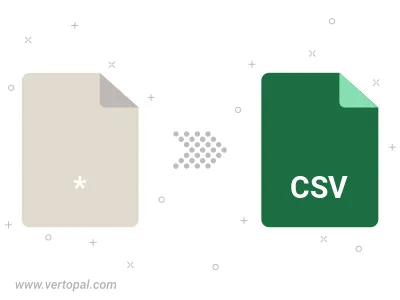 Convert to CSV Convert to CSV