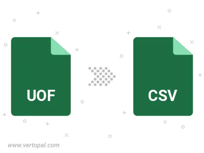 Convert UOF SPREADSHEET to CSV Convert UOF SPREADSHEET to CSV