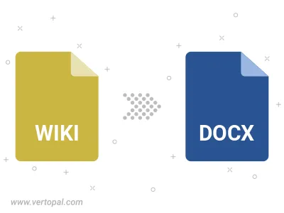 Convert WIKI MEDIAWIKI to DOCX