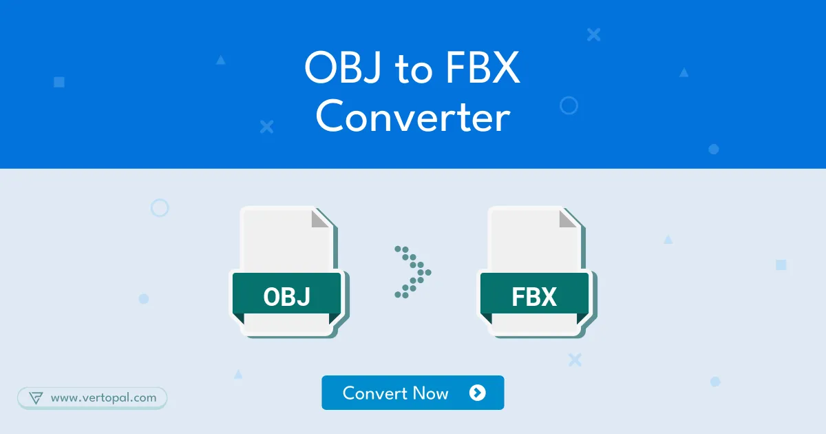 Online OBJ to FBX Converter - Vertopal